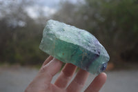 Natural Watermelon Fluorite Cobbed Specimens x 4 From Uis, Namibia