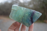 Natural Watermelon Fluorite Cobbed Specimens x 4 From Uis, Namibia