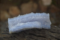 Natural Etched Blue Chalcedony Specimens x 6 From Nsanje, Malawi