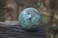 Polished Rare Emerald Mica In Matrix Spheres x 2 From Mutoko, Zimbabwe