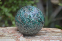 Polished Rare Emerald Mica In Matrix Spheres x 2 From Mutoko, Zimbabwe