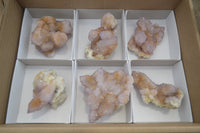 Natural Amethyst Spirit Quartz Clusters x 6 From Boekenhouthoek, South Africa