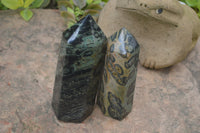 Polished Stromatolite Jasper Points x 3 From Madagascar