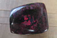 Polished Ruby Corundum In Chrome Verdite Standing Free Forms x 5 From Zimbabwe