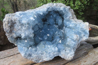 Natural Celestite Geode Specimen x 1 From Sakoany, Madagascar