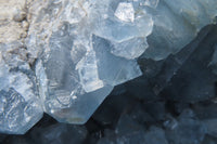 Natural Celestite Geode Specimen x 1 From Sakoany, Madagascar