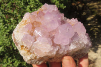 Natural Ametrine Spirit Quartz Clusters x 2 From Boekenhouthoek, South Africa