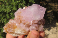 Natural Ametrine Spirit Quartz Clusters x 2 From Boekenhouthoek, South Africa