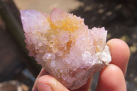 Natural Amethyst Spirit Quartz Clusters x 12 From Boekenhouthoek, South Africa