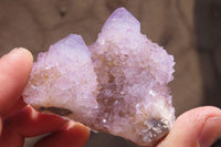 Natural Amethyst Spirit Quartz Clusters x 12 From Boekenhouthoek, South Africa