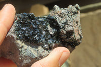 Natural Libethenite Crystals On Dolomite Matrix Specimens x 6 From Shituru, Congo