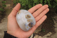 Polished Dendritic Agate Standing Free Forms x 6 From Madagascar