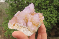 Natural Ametrine Spirit Quartz Clusters x 3 From Boekenhouthoek, South Africa