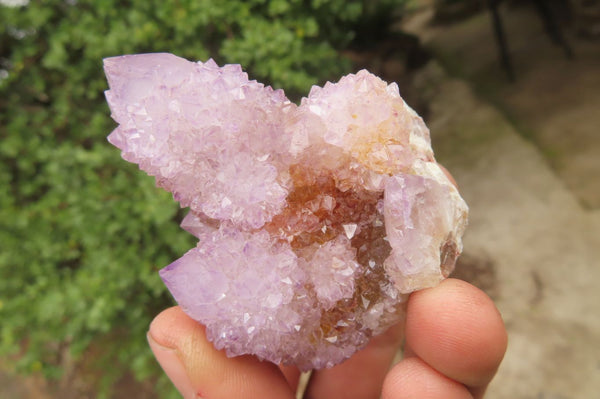 Natural Amethyst Spirit Quartz Clusters x 12 From Boekenhouthoek, South Africa