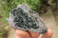 Natural Libethenite Crystals On Dolomite Matrix Specimens x 6 From Shituru, Congo