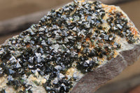 Natural Libethenite Crystals On Dolomite Matrix Specimens x 6 From Shituru, Congo