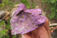 Natural Metallic Purpurite Cobbed Specimens x 12 From Erongo, Namibia