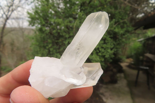 Natural Clear Quartz Clusters x 35 From Madagascar