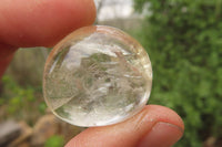 Polished Mixed Quartz Palm Stones x 24 From Madagascar