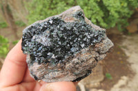 Natural Libethenite Crystals On Dolomite Matrix Specimens x 6 From Shituru, Congo