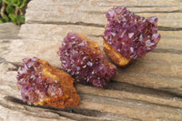 Natural Amethystos Amethyst Specimens x 12 From Kwaggafontein, South Africa