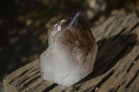 Polished Smokey Quartz Crystals x 2 From Madagascar