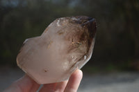 Polished Smokey Quartz Crystals x 2 From Madagascar