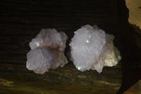 Natural Cactus Flower Spirit Quartz Clusters x 2 From Boekenhouthoek, South Africa