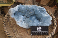 Natural Celestite Geode Specimen x 1 From Sakoany, Madagascar