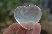 Polished Girasol Quartz Gemstone Hearts x 12 From Madagascar