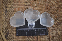 Polished Girasol Quartz Gemstone Hearts x 12 From Madagascar