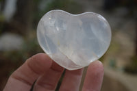 Polished Girasol Quartz Gemstone Hearts x 12 From Madagascar