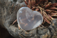 Polished Girasol Quartz Gemstone Hearts x 12 From Madagascar