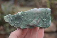 Natural Swazi Jade Cobbed Specimens x 12 from Swaziland