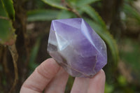 Polished Chevron Amethyst Points x 6 From Madagascar