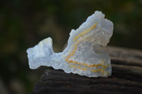 Natural Etched Blue Chalcedony Specimens x 24 From Nsanje, Malawi