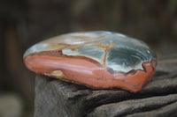 Polished On One Side Polychrome Jasper x 6 From Mahajanga, Madagascar