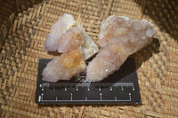 Natural Ametrine Spirit Quartz Clusters x 12 From Boekenhouthoek, South Africa