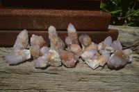 Natural Ametrine Spirit Quartz Clusters x 12 From Boekenhouthoek, South Africa