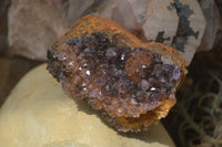 Natural Amethystos Amethyst Plates x 4 From Kwaggafontein, South Africa