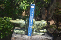 Hand Made Leopard Stone Book Ends x 1 From Zimbabwe