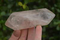 Polished Double Terminated Rose Quartz Points x 6 From Ambatondrazaka, Madagascar