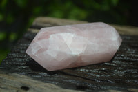 Polished Double Terminated Rose Quartz Points x 6 From Ambatondrazaka, Madagascar