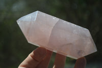 Polished Double Terminated Rose Quartz Points x 6 From Ambatondrazaka, Madagascar