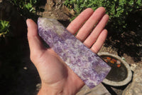 Polished Lepidolite Points x 3 From Madagascar