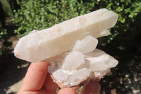 Natural Candle Quartz Clusters x 13 From Antsirabe, Madagascar