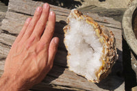 Natural Zululand Amethyst Agate Geodes x 3 from Jozini, South Africa