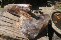 Natural Smokey Quartz With Feldspar Crystal x 1 From Zomba, Malawi