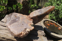 Natural Smokey Quartz With Feldspar Crystal x 1 From Zomba, Malawi