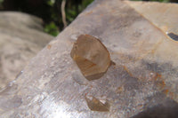 Natural Smokey Quartz With Feldspar Crystal x 1 From Zomba, Malawi